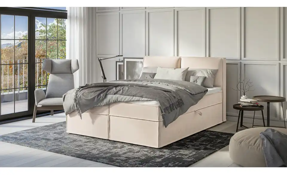 Boxspringbett, in Wohnsituation