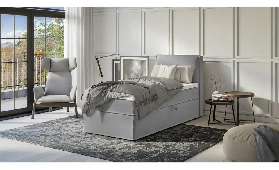 Boxspringbett, in Wohnsituation