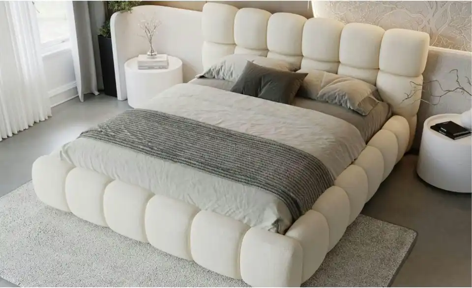 Polsterbett, in Wohnsituation