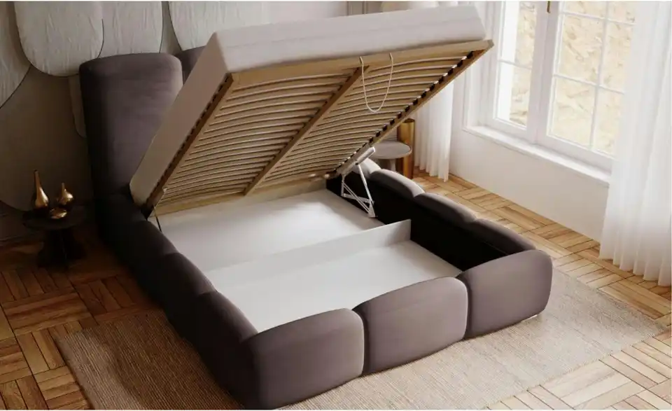 Polsterbett, geöffnet