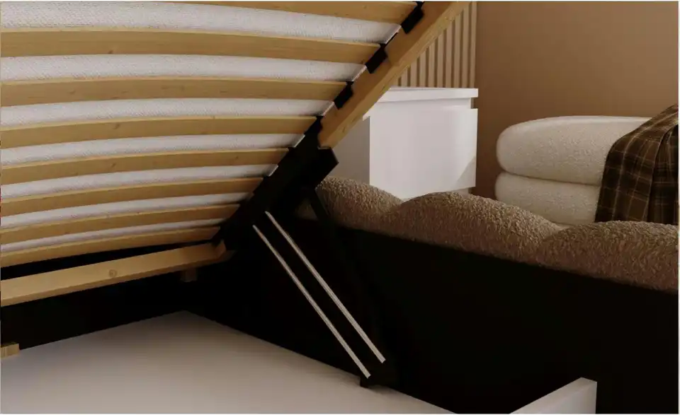 Polsterbett, Detailansicht