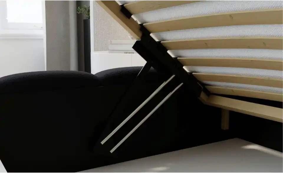 Polsterbett, Detailansicht