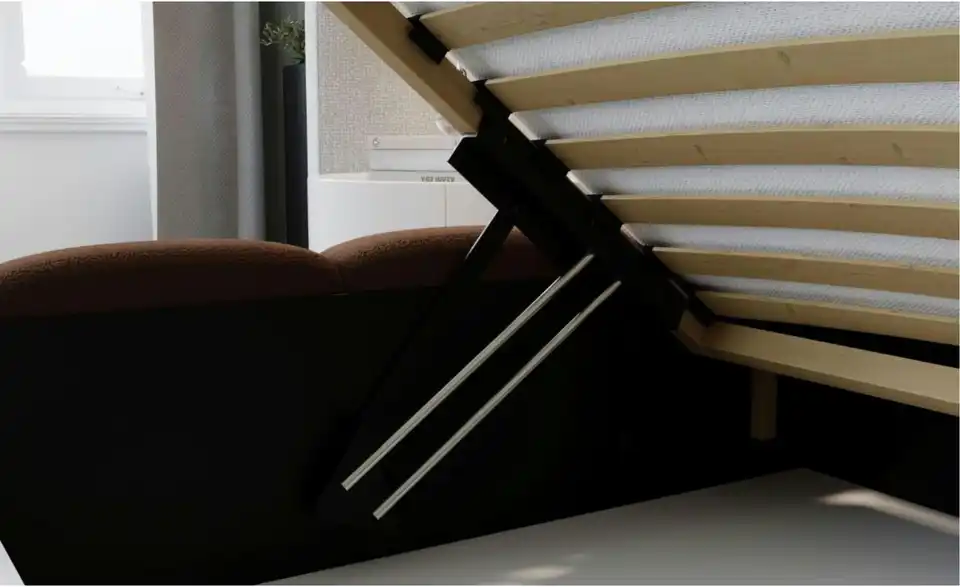 Polsterbett, Detailansicht