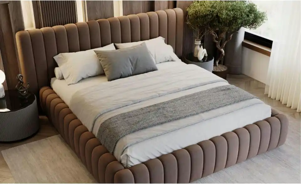 Polsterbett, in Wohnsituation