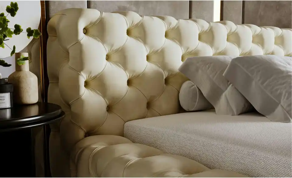 Polsterbett, Detailansicht