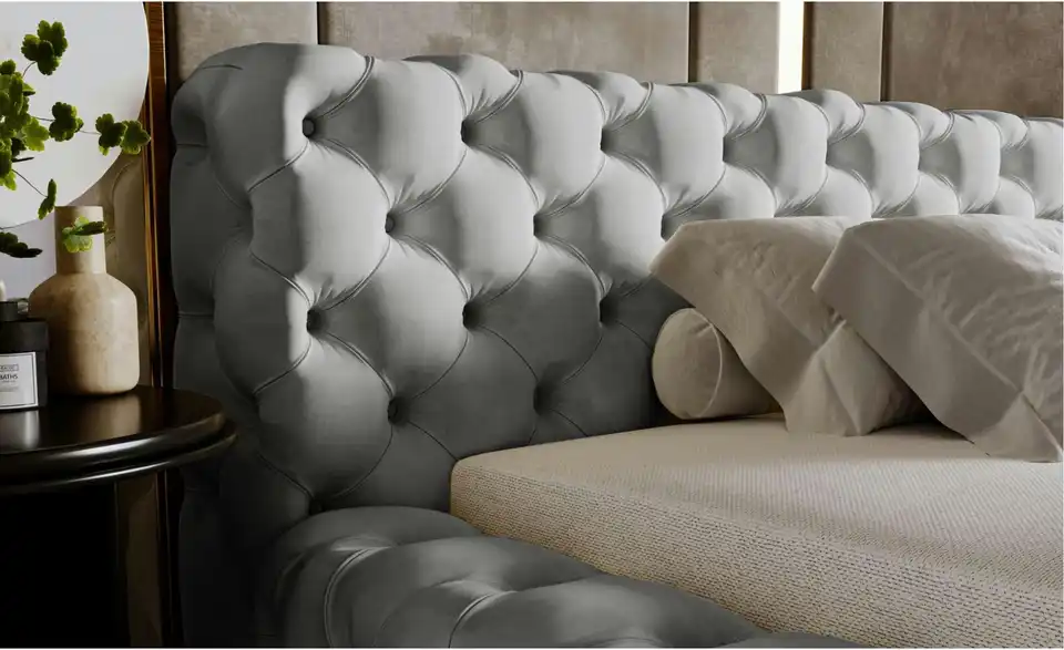 Polsterbett, Detailansicht