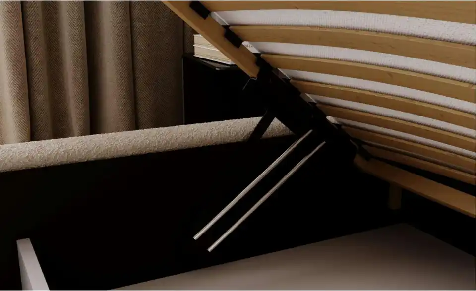 Polsterbett, Detailansicht