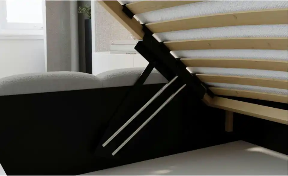 Polsterbett, Detailansicht