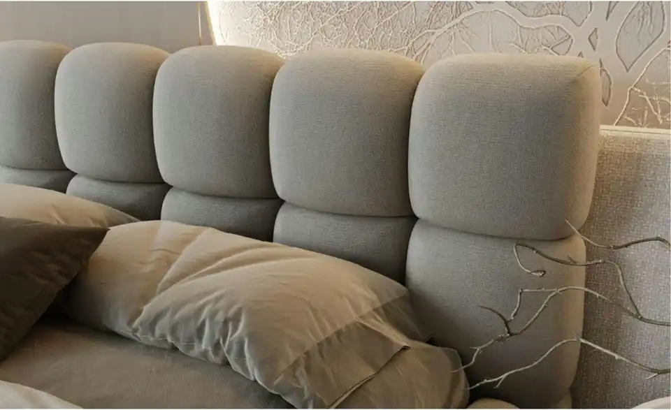 Polsterbett, Detailansicht