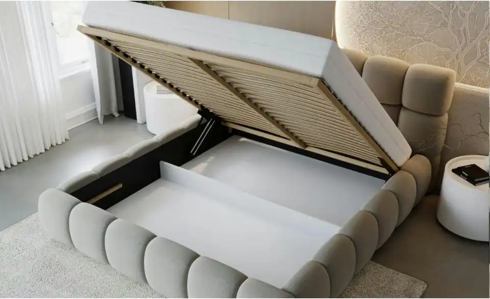 Polsterbett, geöffnet