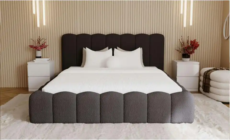 Polsterbett Smile mit Stauraum, in Wohnsituation