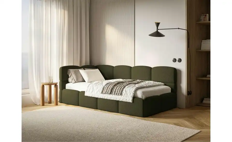 Selsey Polsterliege Cloudy mit Matratze und Bettkasten, in Wohnsituation