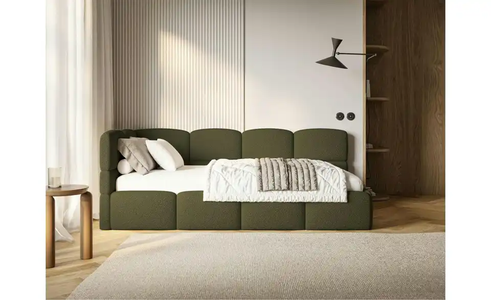 Selsey Polsterliege Cloudy mit Bettkasten, in Wohnsituation