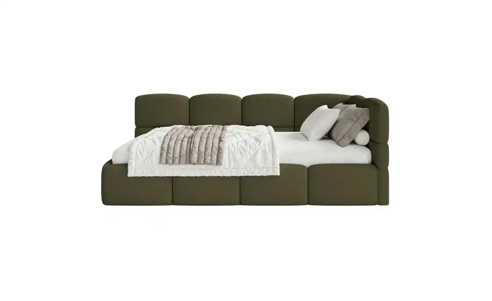 Selsey Polsterliege Cloudy mit Bettkasten, Frontansicht