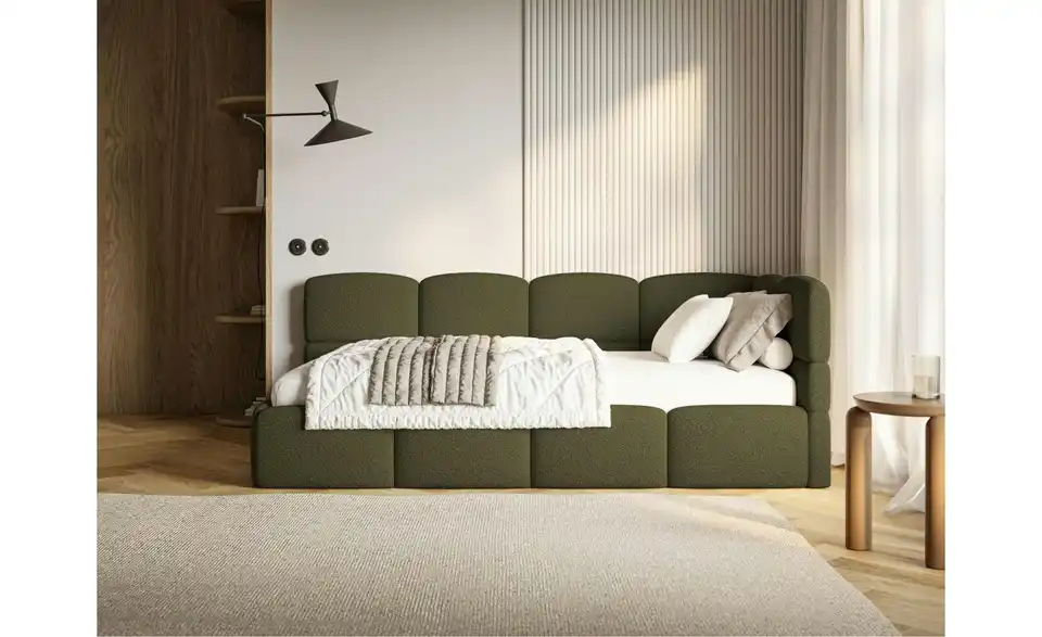 Selsey Polsterliege Cloudy mit Bettkasten, in Wohnsituation