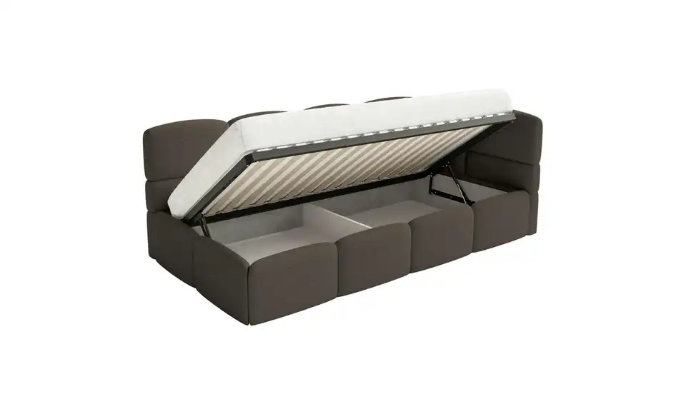 Selsey Polsterliege Cloudy mit Matratze und Rausfallschutz, Funktionsansicht