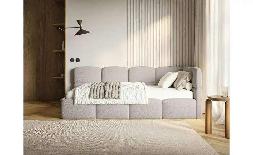 Selsey Polsterliege Cloudy mit Bettkasten, in Wohnsituation