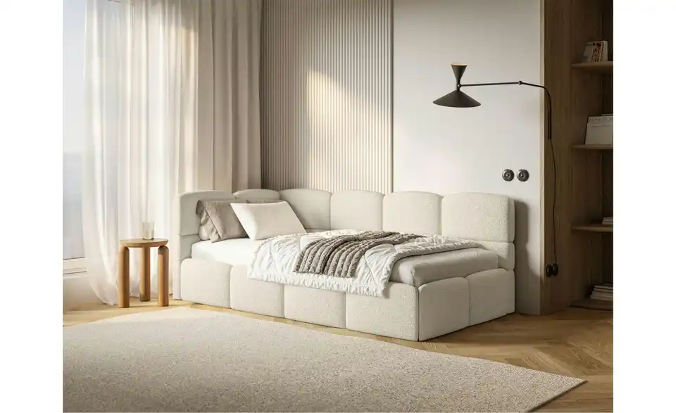 Selsey Polsterliege Cloudy mit Bettkasten, in Wohnsituation