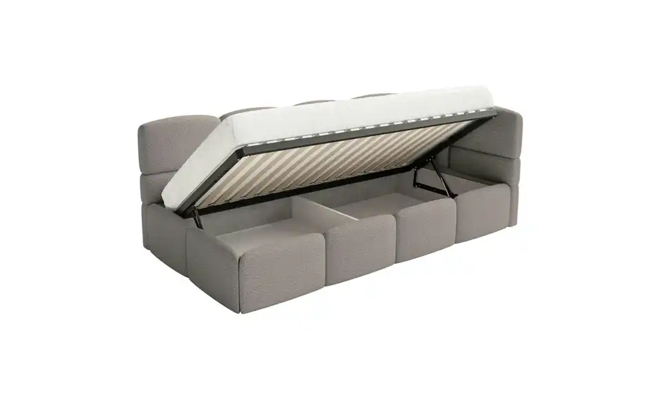 Selsey Polsterliege Cloudy mit Bettkasten, Funktionsansicht