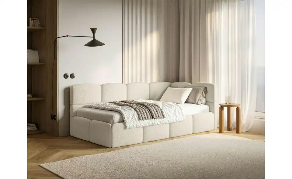 Selsey Polsterliege Cloudy mit Bettkasten, in Wohnsituation
