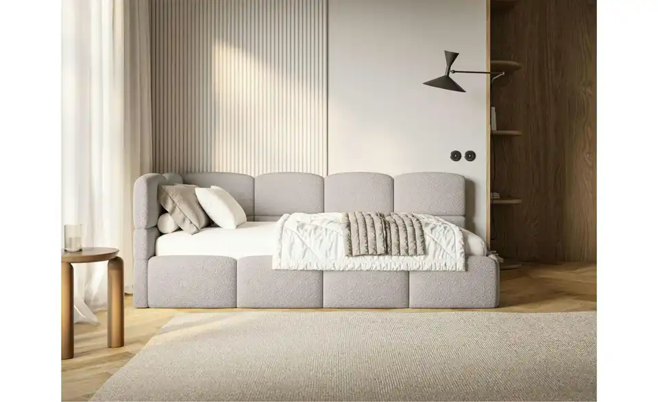 Selsey Polsterliege Cloudy mit Matratze und Bettkasten, in Wohnsituation