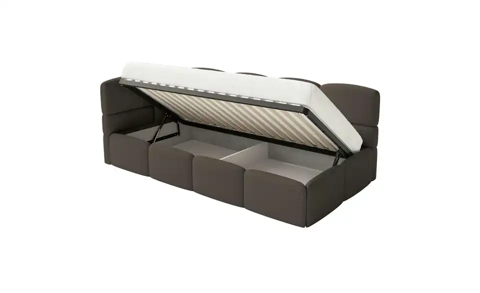 Selsey Polsterliege Cloudy mit Matratze und Bettkasten, Funktionsansicht