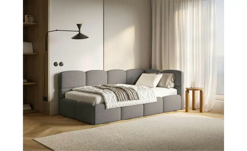 Selsey Polsterliege Cloudy mit Matratze und Bettkasten, in Wohnsituation