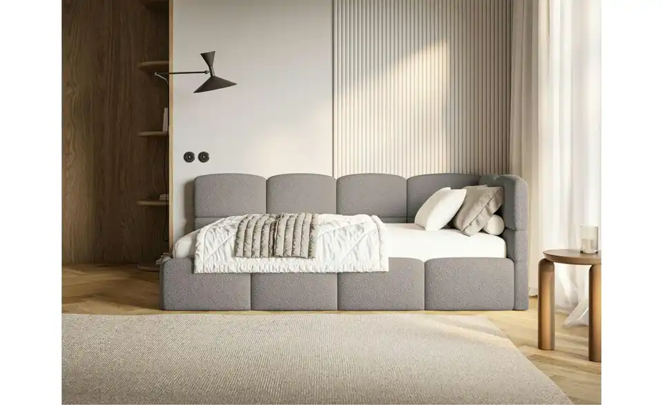 Selsey Polsterliege Cloudy mit Matratze und Bettkasten, in Wohnsituation