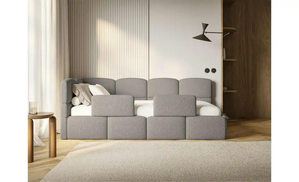 Selsey Polsterliege Cloudy mit Matratze und Rausfallschutz, in Wohnsituation