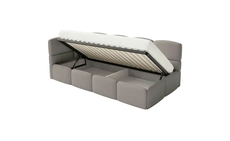 Selsey Polsterliege Cloudy mit Bettkasten, Funktionsansicht