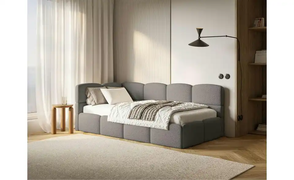 Selsey Polsterliege Cloudy mit Bettkasten, in Wohnsituation