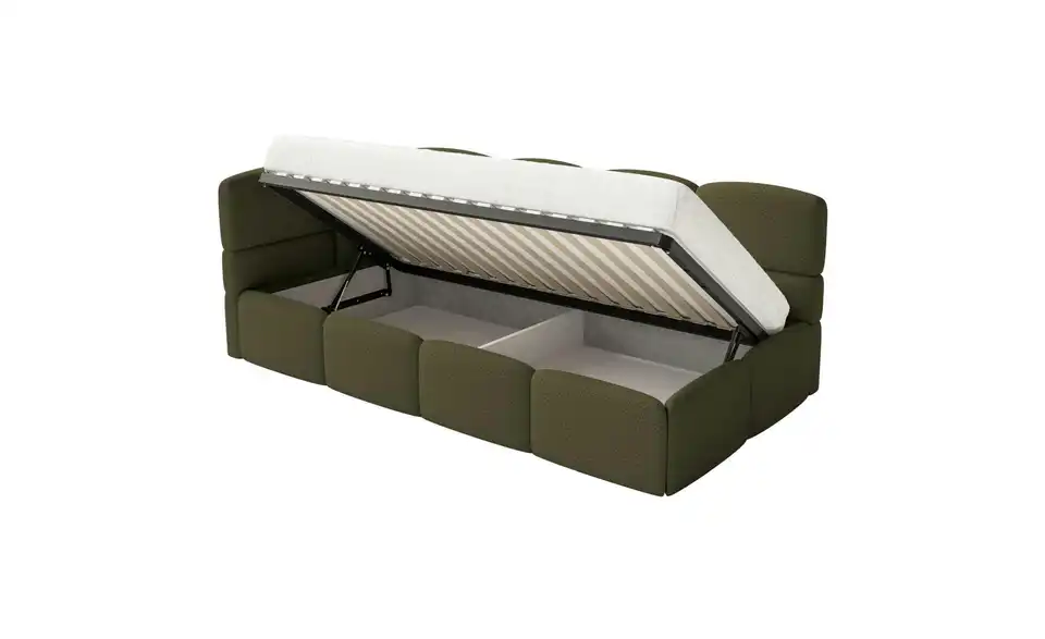 Selsey Polsterliege Cloudy mit Matratze und Rausfallschutz, Funktionsansicht