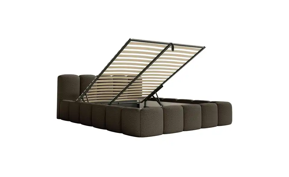 Selsey Polsterbett BK 140x200 Braun, Funktionsansicht