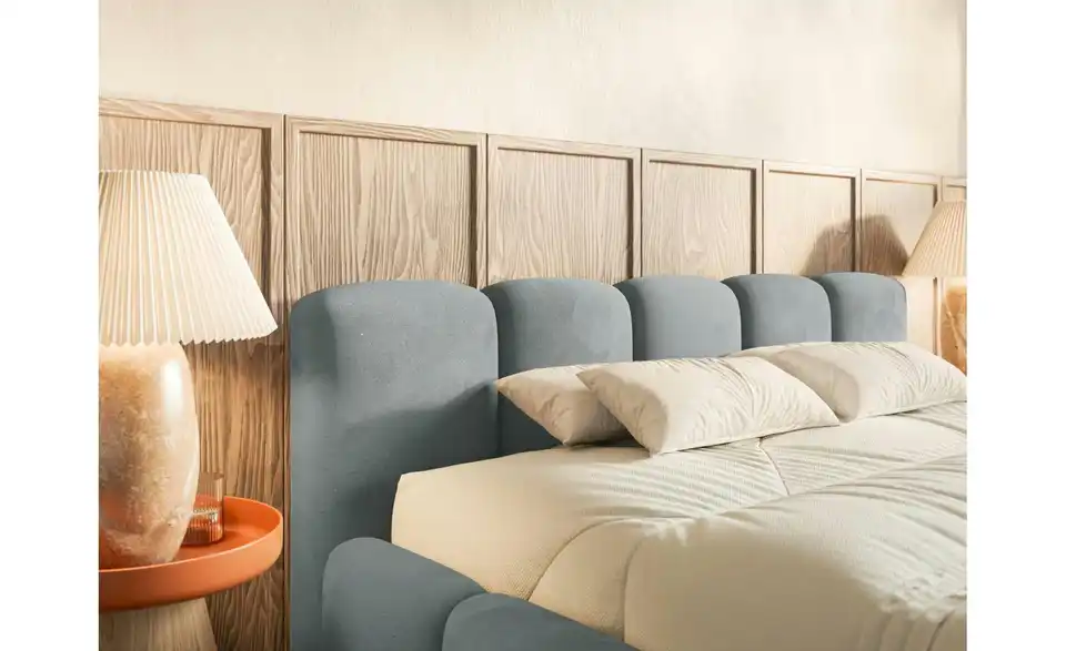 Selsey Polsterbett BK 160x200 Grau, in Wohnsituation