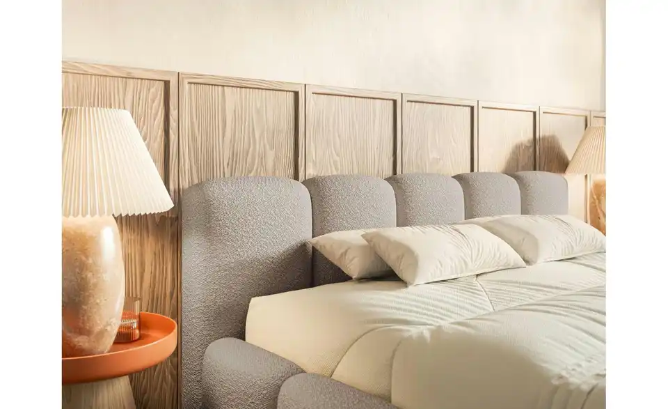 Selsey Polsterbett Cloudy Low mit Bettkasten, in Wohnsituation