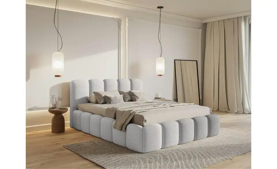Selsey Polsterbett Cloudy II mit Bettkasten, in Wohnsituation