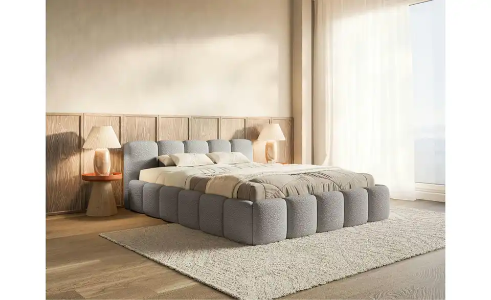 Selsey Polsterbett Cloudy Low in Bouclé, in Wohnsituation
