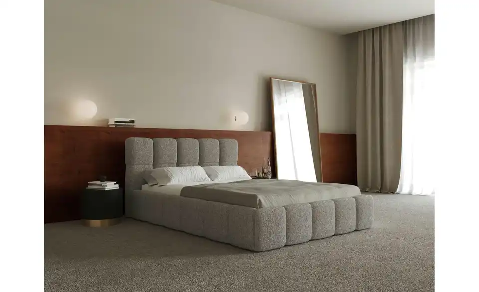 Selsey Polsterbett Cloudy mit Bettkasten, in Wohnsituation