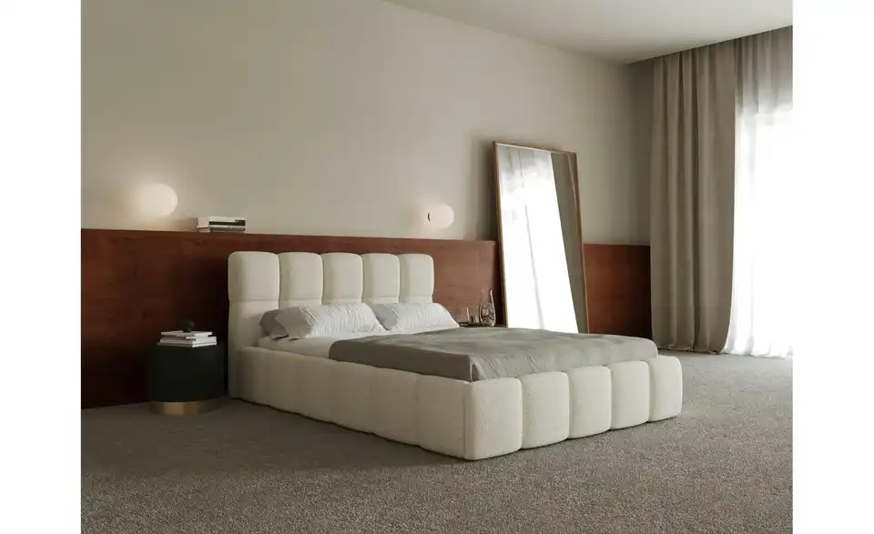 Selsey Polsterbett Cloudy mit Bettkasten, in Wohnsituation