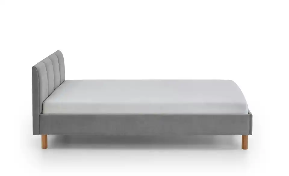 Polsterbett Joker in grau, Profilansicht