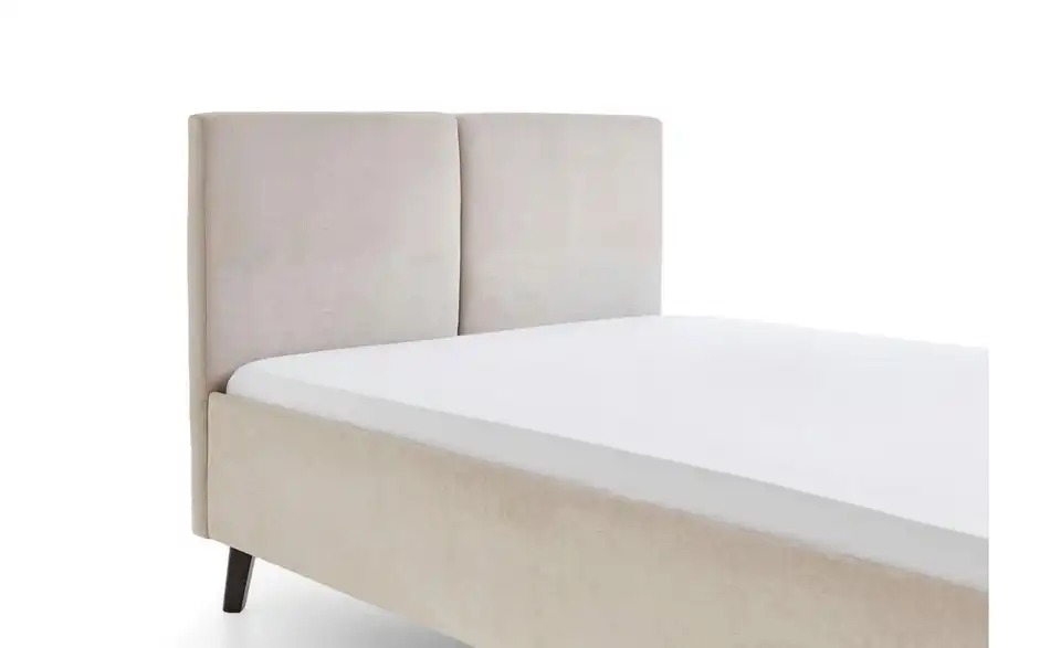 Polsterbett Piano in beige, Detailansicht