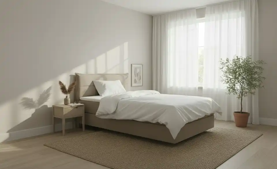 Boxspringbett Lunor, in Wohnsituation