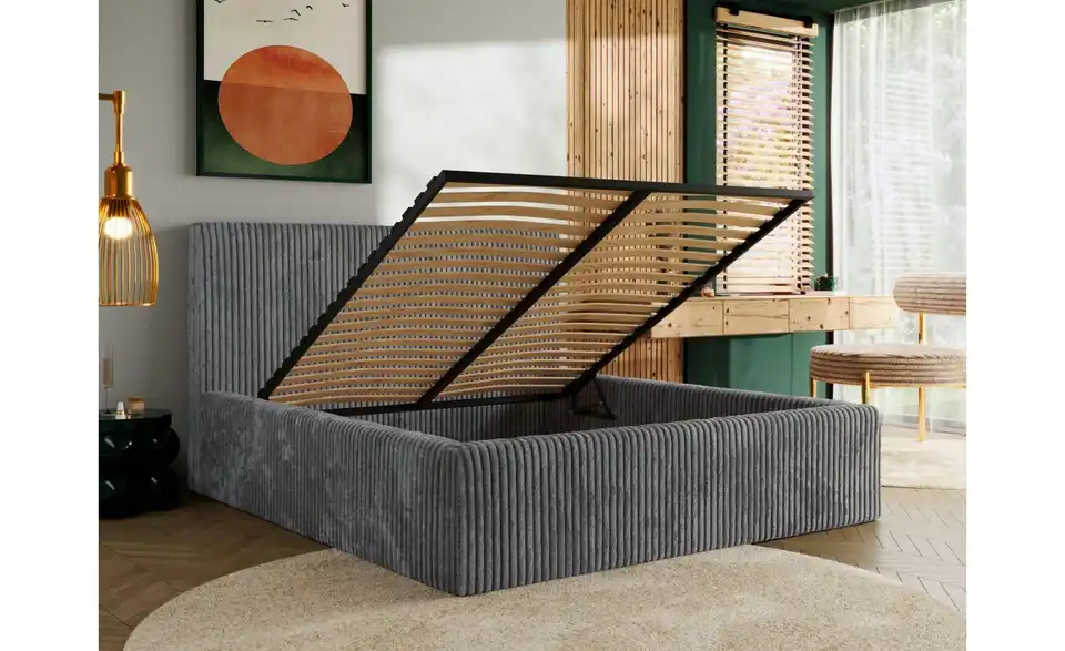 Polsterbett Tiliano Classic mit Bettkasten, in Wohnsituation