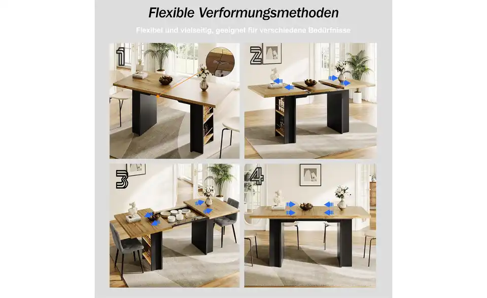 Esstisch Clarityy, Bild mit Text