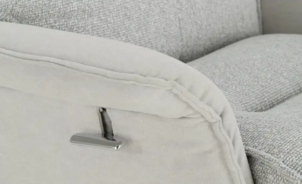 Fernsehsessel mit Hocker Bormie, Detailansicht