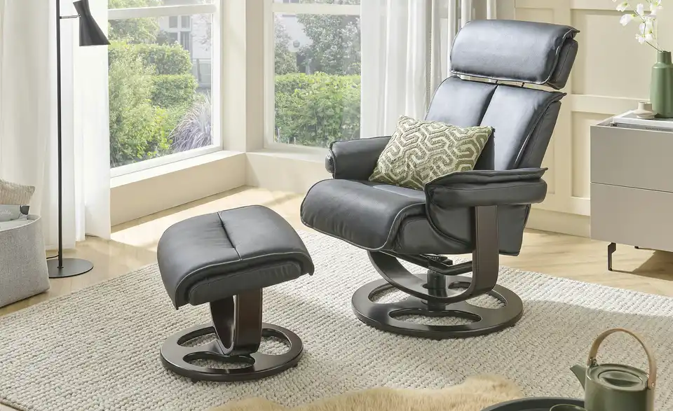 uno Sessel-Hocker-Set Robin mit Relaxfunktion, in Wohnsituation