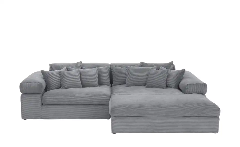 smart Ecksofa in modernem Cord Lianea