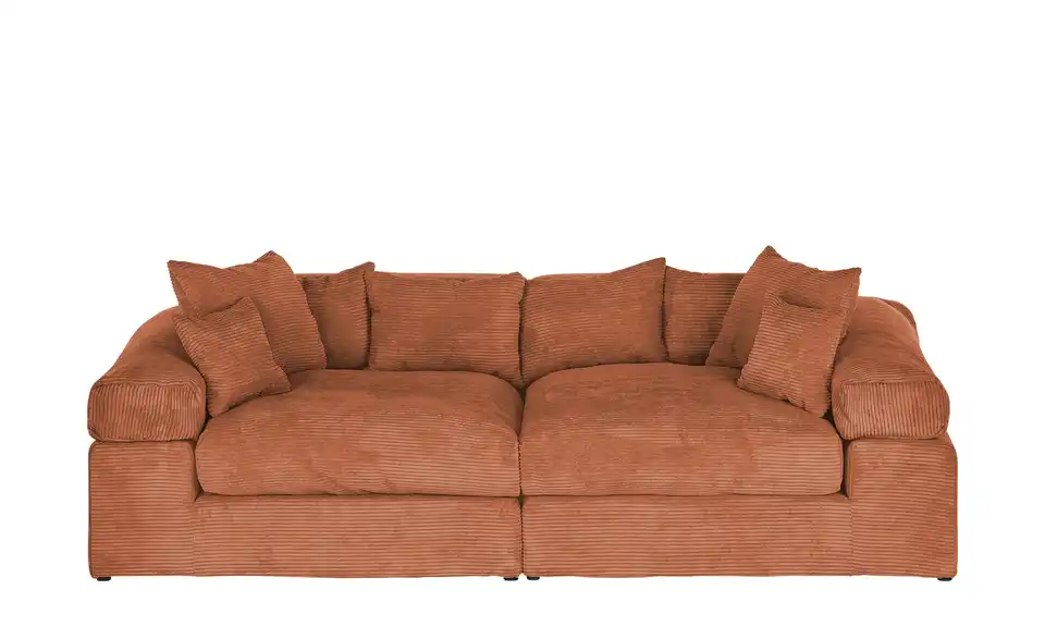 smart Big Sofa in modernem Cord Lianea