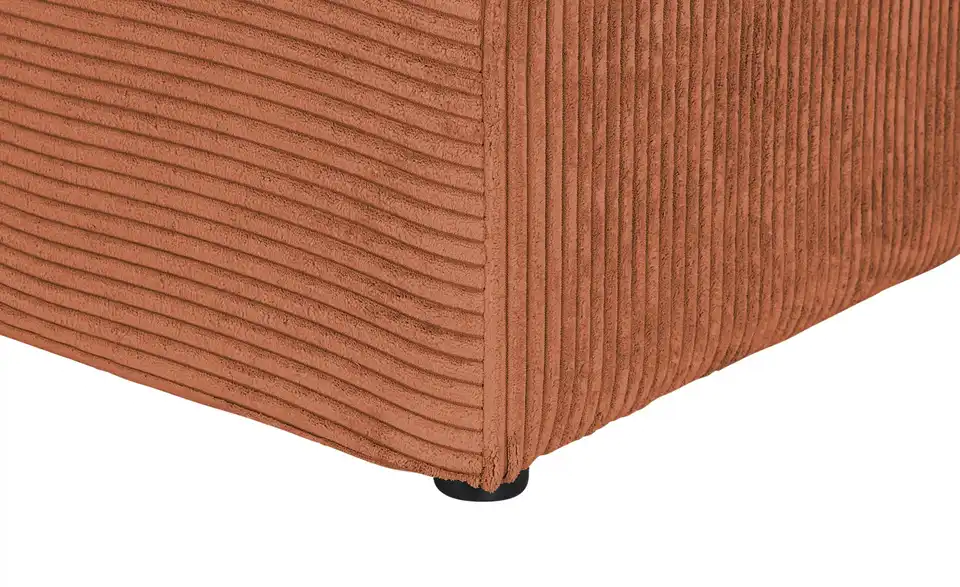 smart Big Sofa Lianea in modernem Cord, Detailansicht