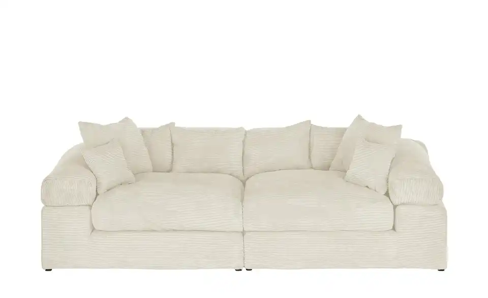 smart Big Sofa in modernem Cord Lianea